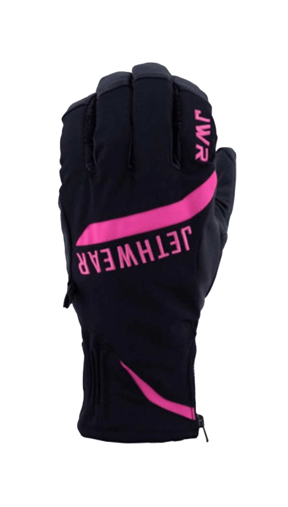 Svart/rosa handskar