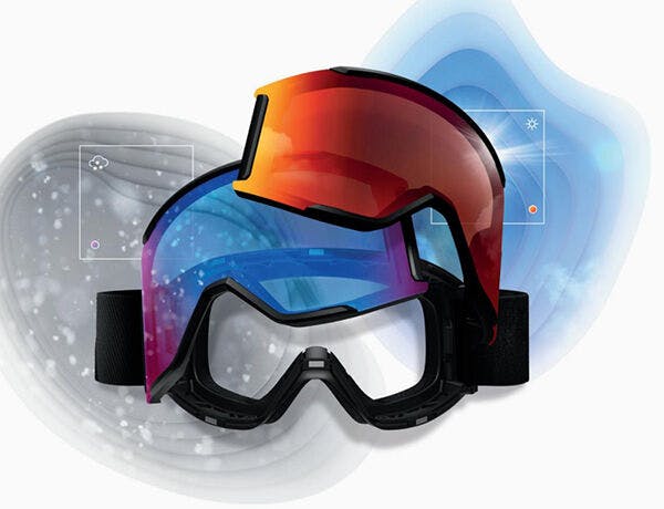Olika linser på samma goggles Olika linser på samma goggles