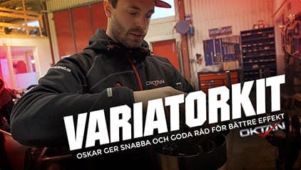 Oscar ger snabba och goda råd för bättre effekt med variatorkit